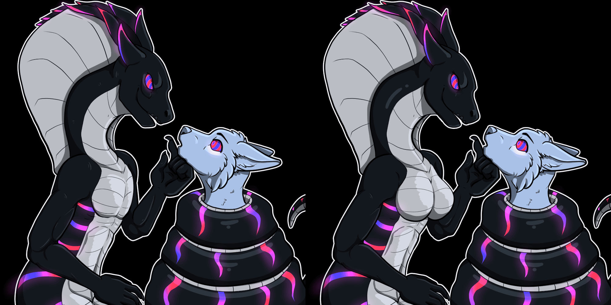 Mania Naga Hypno Stickers