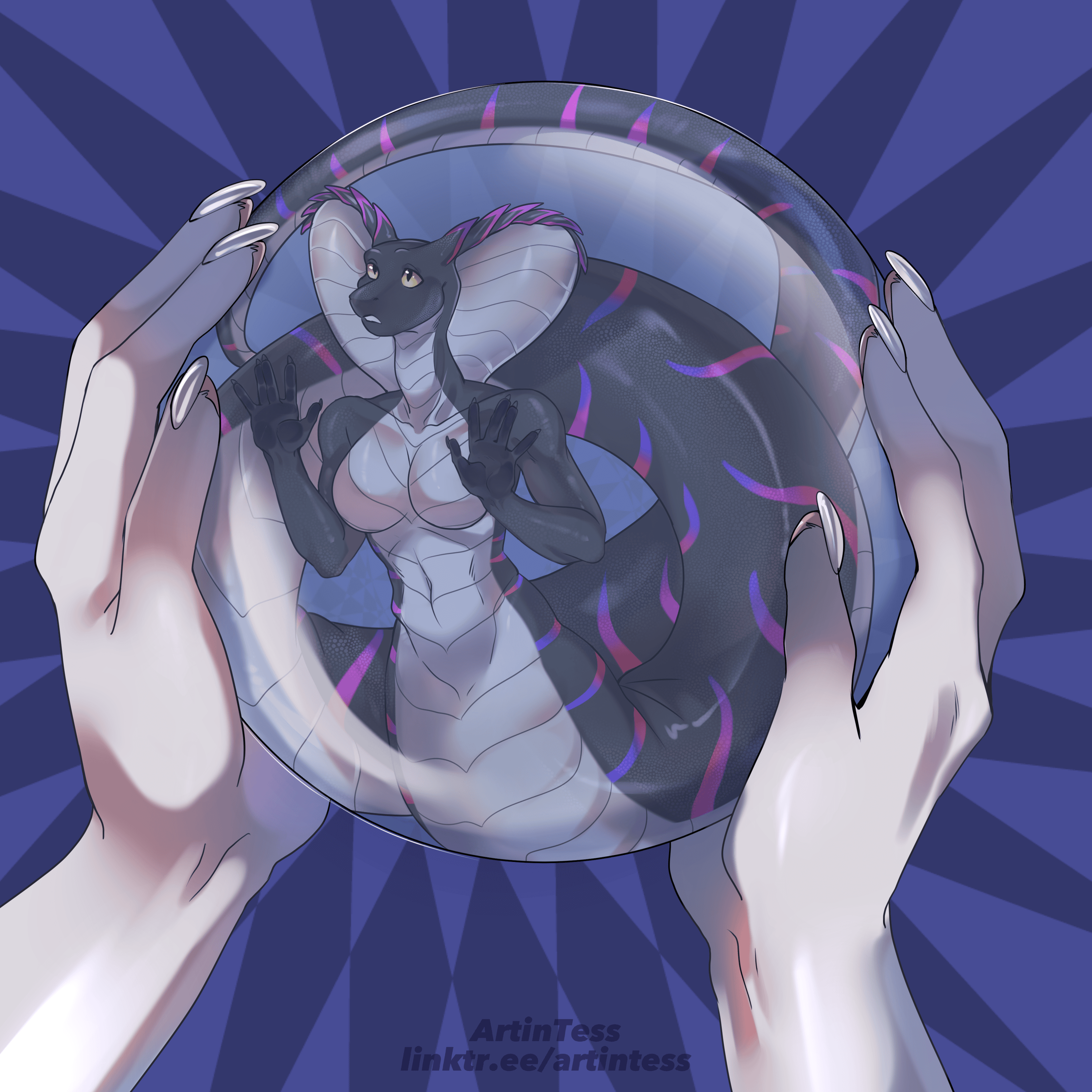 Snake Display Orb